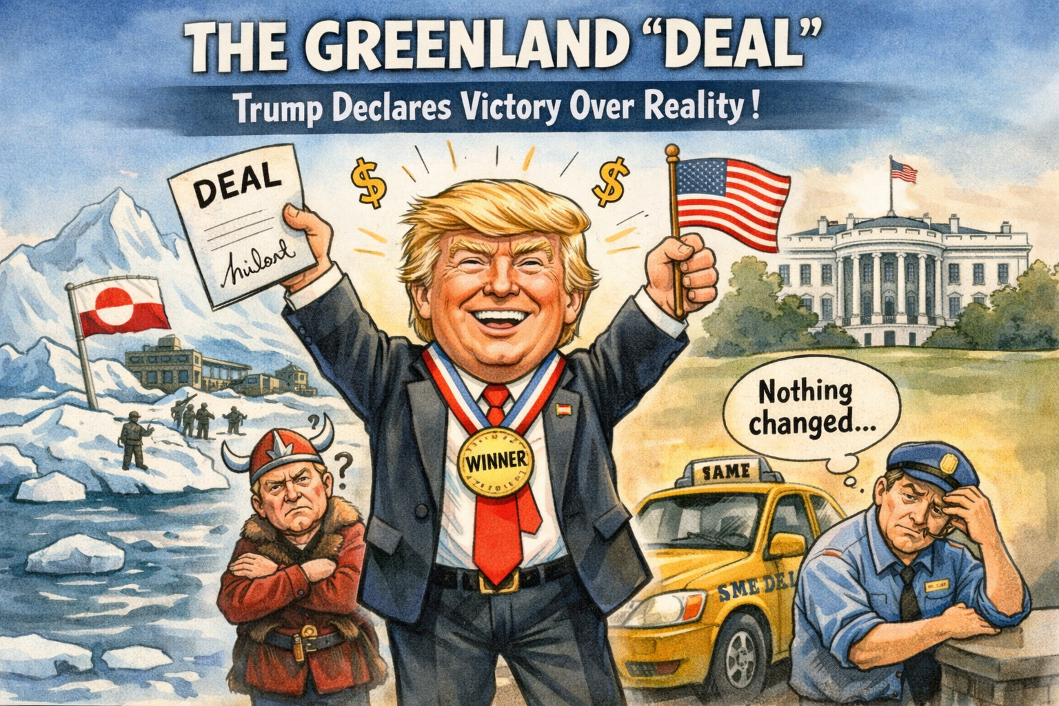 The Greenland Deal: Trump Declares Victory Over Reality