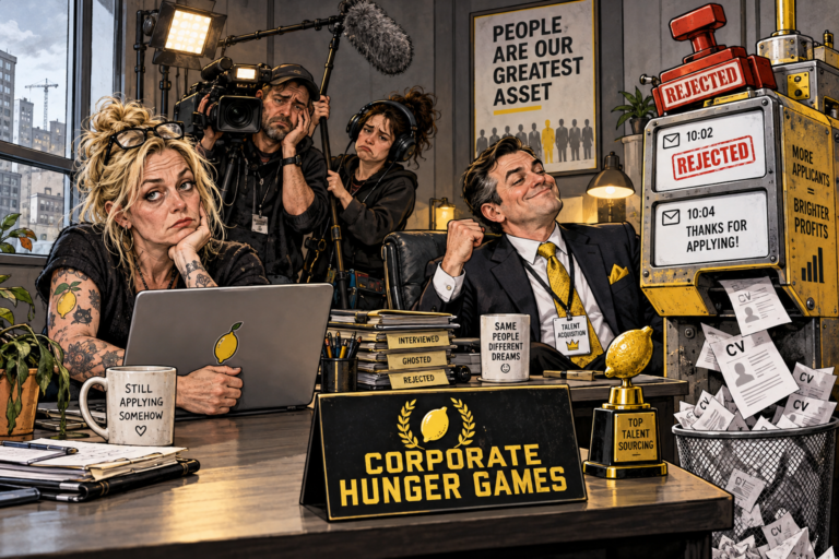 Corporate Hunger Games: Sie sind raus. Willkommen in der Show.